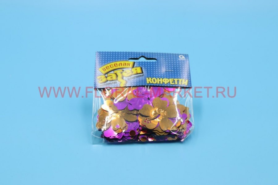 1501-1136/1133 Конфетти голуби/гибискус
